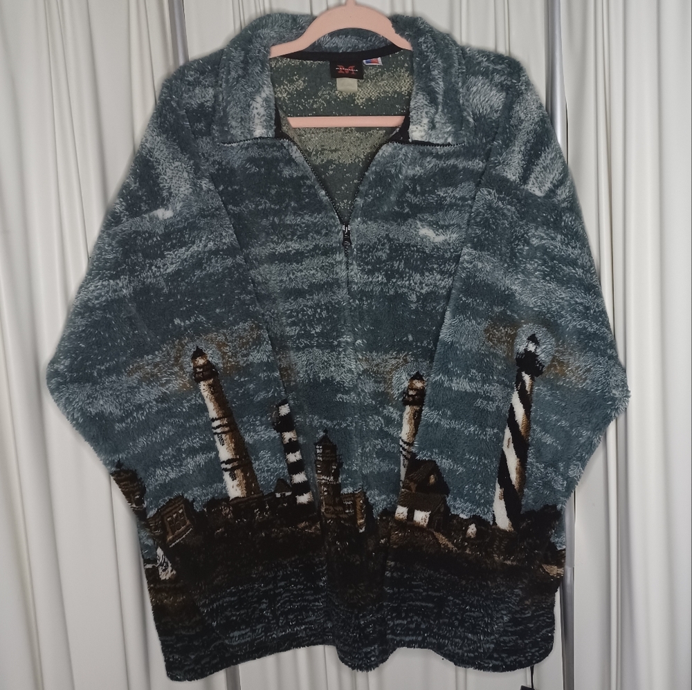 Mazmania Vintage Lighthouse Fleece 2X